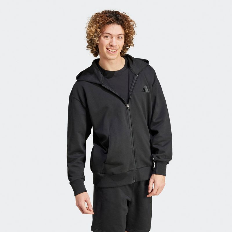 Bluza cu fermoar adidas M A SZN FL FZ - poza 2