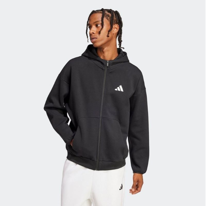 Bluza cu fermoar adidas M FI SL FZ - poza 2