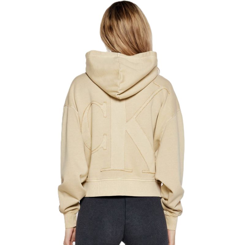 Bluza cu fermoar Calvin Klein BOLD WASHED CK APPLIQUEZIP-THRU - poza 2