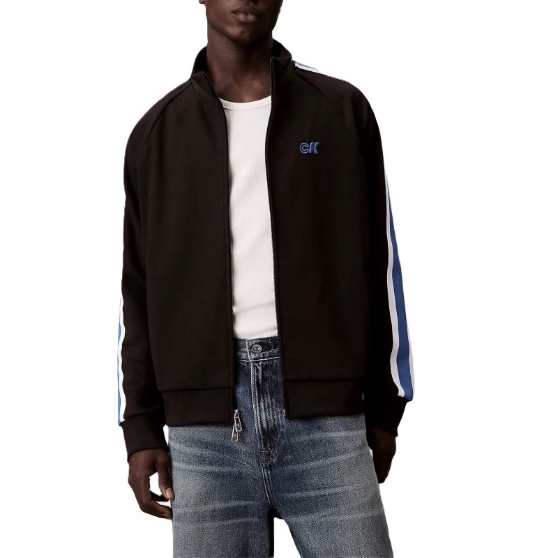 Bluza cu fermoar Calvin Klein STRETCH TWILL TRACK JACKET - poza 1