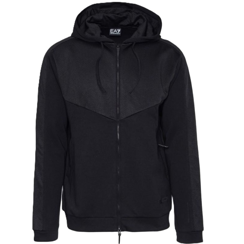 Bluza cu fermoar EA7 M HOODIE FZ CO PL - poza 1