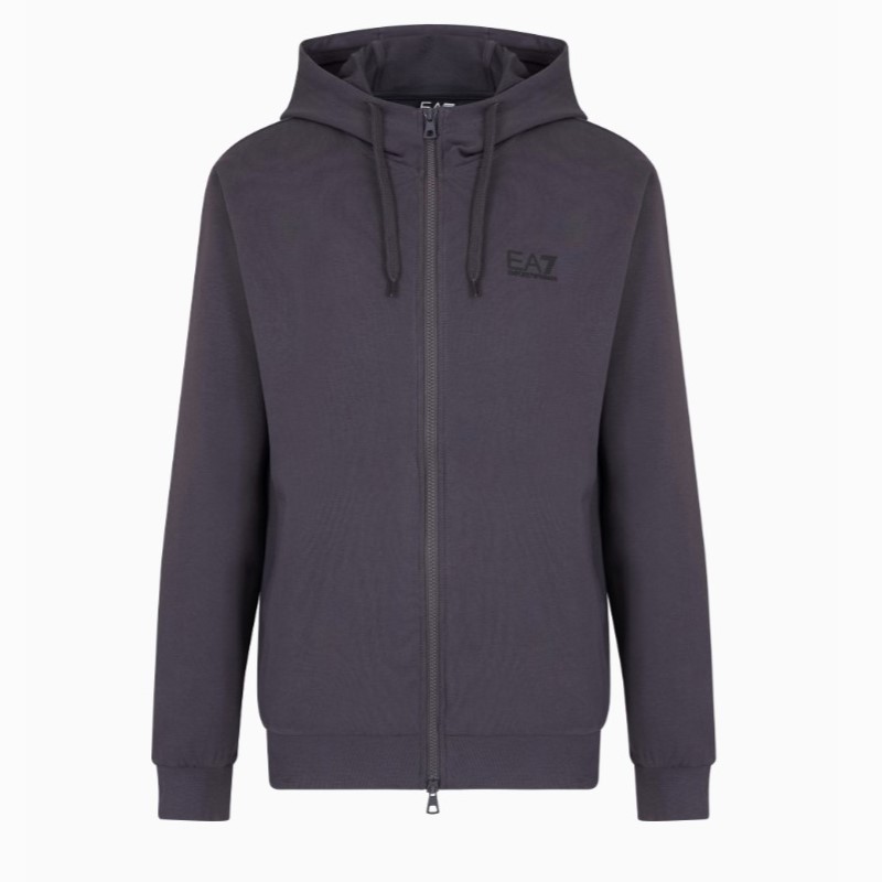 Bluza cu fermoar EA7 M HOODIE FZ COFT CC - poza 3