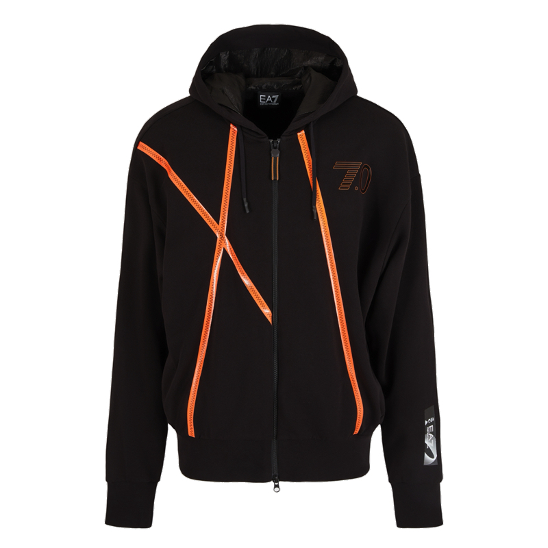 Bluza cu fermoar EA7 M hoodie FZ Coft - poza 1