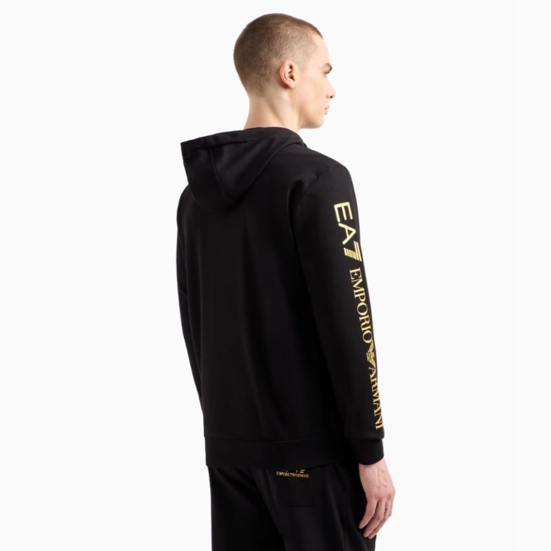 Bluza cu fermoar EA7 M HOODIE FZ EXTENDED LOGO CC - poza 2