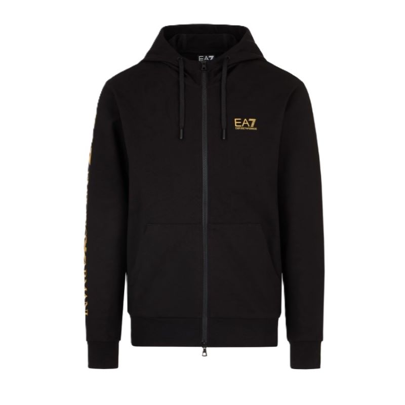 Bluza cu fermoar EA7 M HOODIE FZ EXTENDED LOGO CC - poza 3
