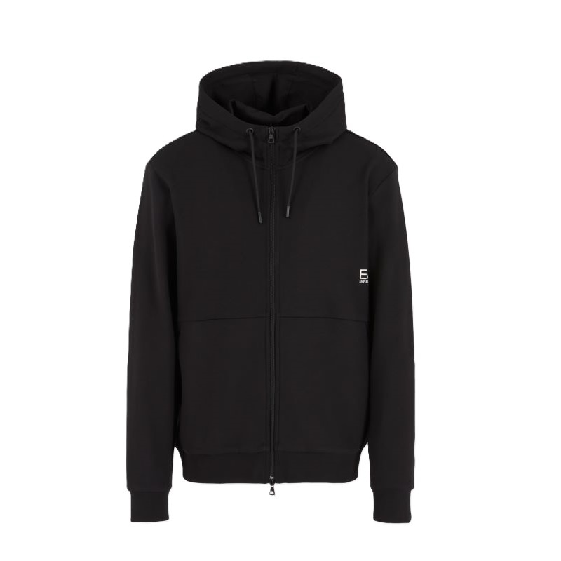Bluza cu fermoar EA7 M HOODIE FZ SPONGE COFT - poza 1