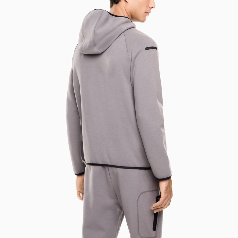 Bluza cu fermoar EA7 NATURAL VENTUS7 M HOODIE FZ - poza 2