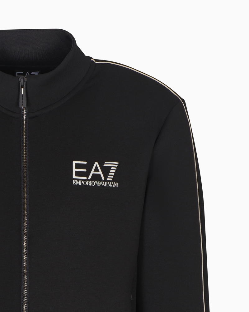 Bluza cu fermoar EA7 TRAIN GOLD LABEL M T-TOP FZ VI PL ST - poza 3