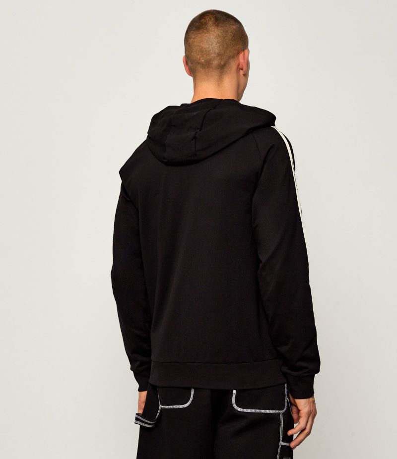 Bluza cu fermoar EA7 TRAIN LOGO SERIES M TAPE HOODIE FZ - poza 2