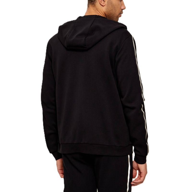 Bluza cu fermoar EA7 TRAIN LOGO SERIES MAN HOODIE FZ CO PL TAPE - poza 2