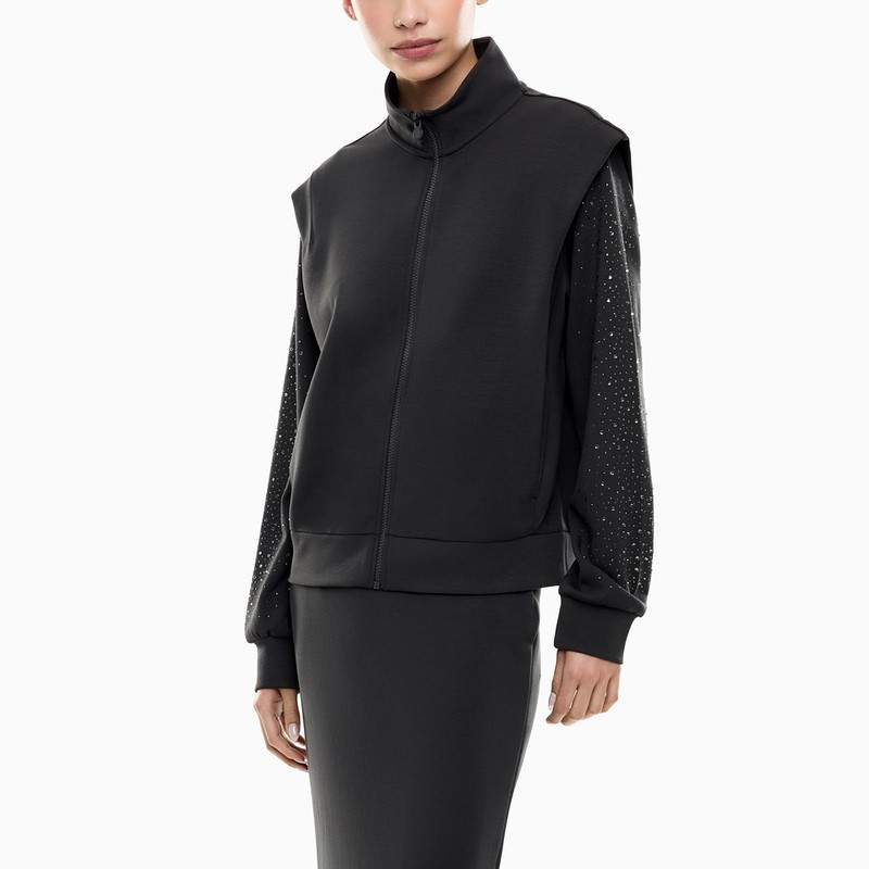 Bluza cu fermoar EA7 TRAIN PRECIOUS W T-TOP FZ