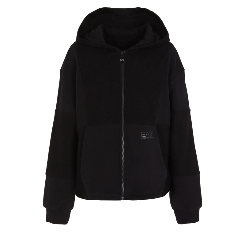 Bluza cu Fermoar EA7 W hoodie full zip - poza 1