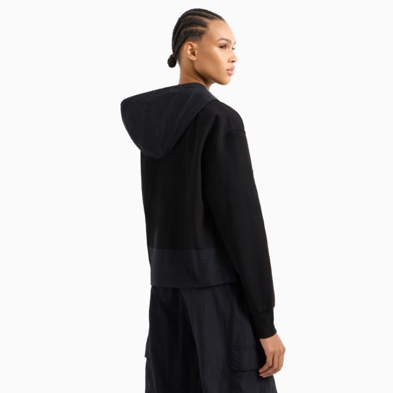 Bluza cu fermoar EA7 W HOODIE FZ - poza 2