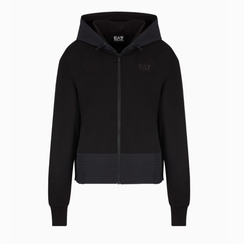 Bluza cu fermoar EA7 W HOODIE FZ - poza 3