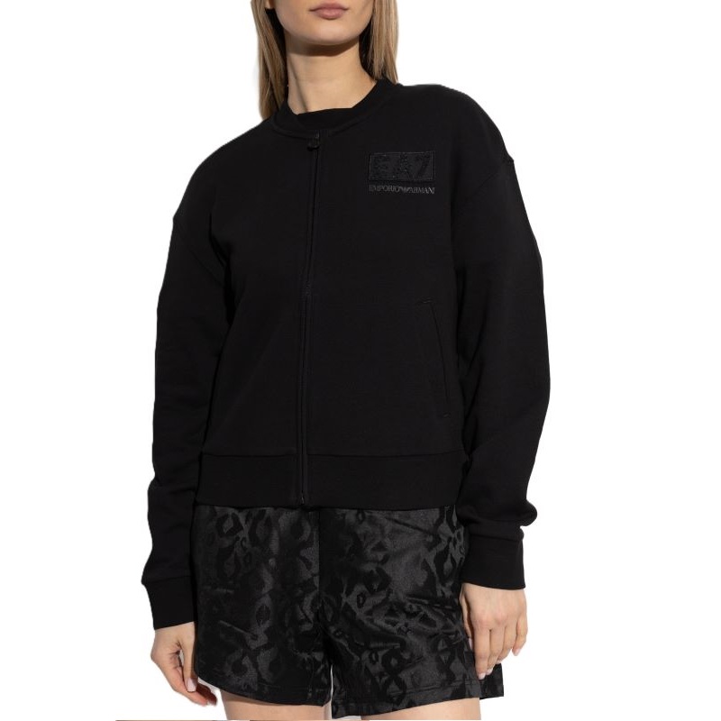 Bluza cu fermoar EA7 W T-TOP FZ CRYSTAL - poza 1