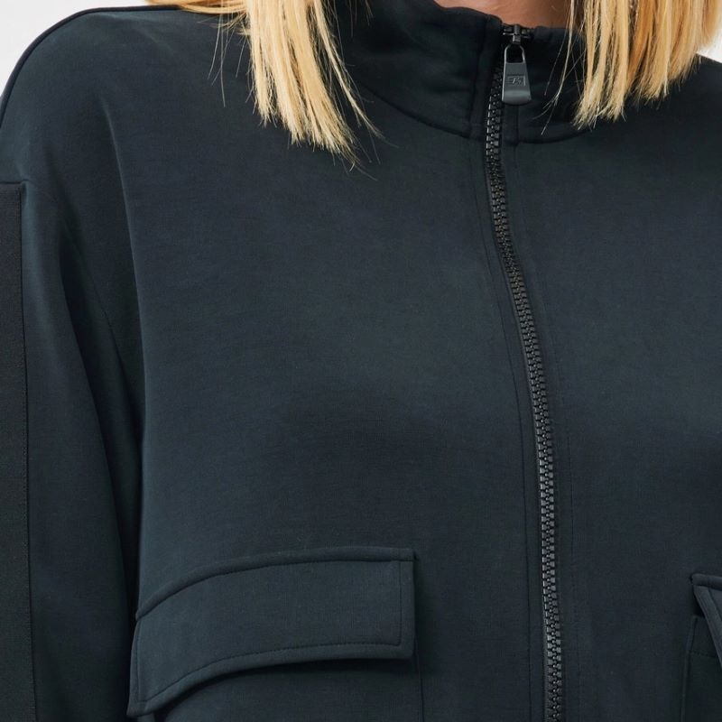 Bluza cu fermoar EA7 W T-TOP FZ TAPE - poza 3