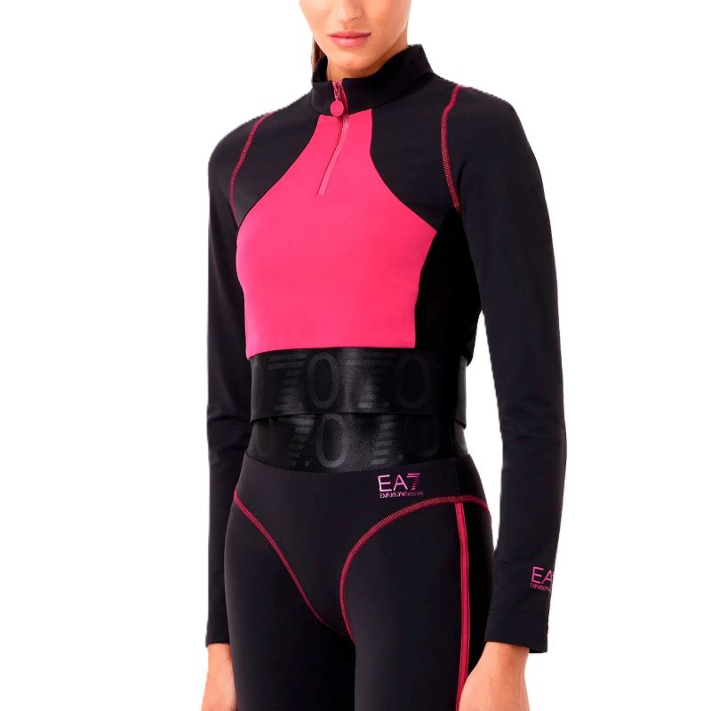 Bluza cu Fermoar EA7 W T top HALF ZIP - poza 1