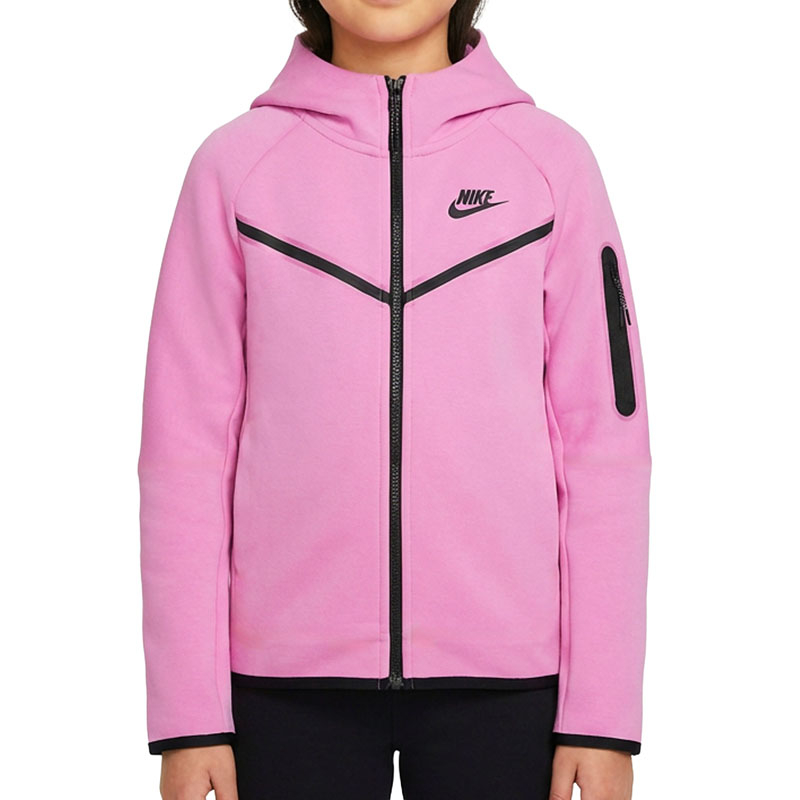 Bluza cu fermoar Nike G NSW TCH FLC HD FZ LS - PD - poza 1