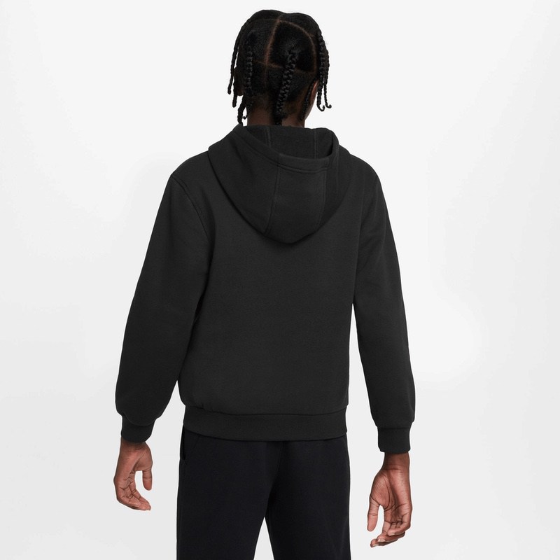 Bluza cu fermoar Nike K NSW CLUB FLC HD FZ LS LBR - poza 2