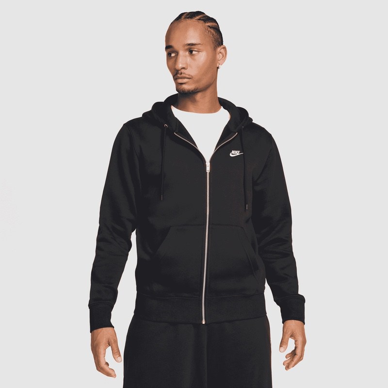 Bluza cu fermoar Nike M NK CLUB BB FZ HOODIE - poza 1