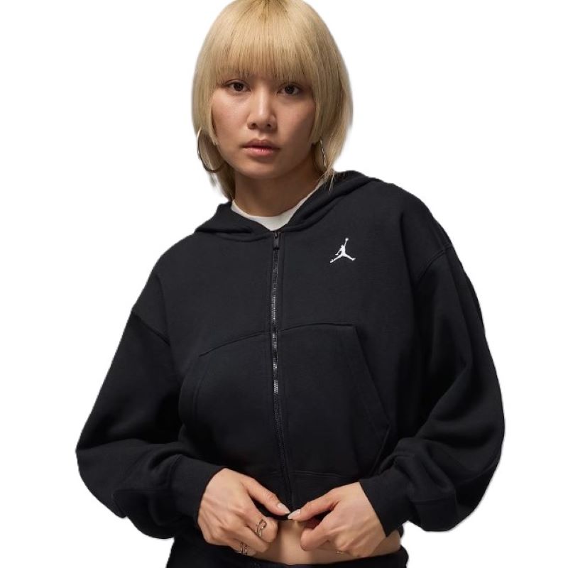 Bluza cu fermoar Nike W J BRK FLC FZ MOD CROP - poza 1
