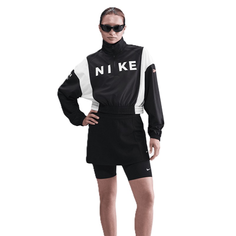 Bluza cu fermoar Nike W NSW CLSSC WVN REMIX LTWT PO - poza 1