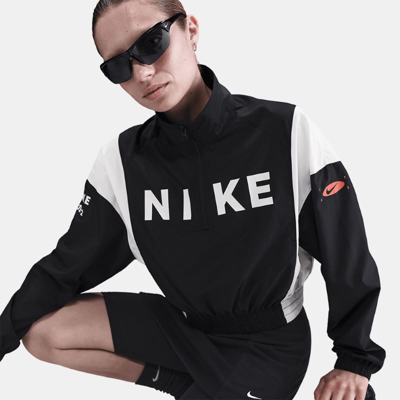 Bluza cu fermoar Nike W NSW CLSSC WVN REMIX LTWT PO - poza 3