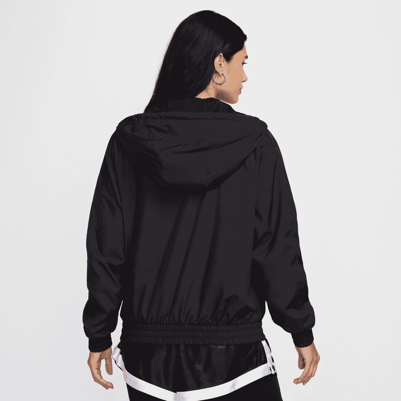Bluza cu fermoar Nike W NSW ESSNTL UV WVN JKT HD - poza 4