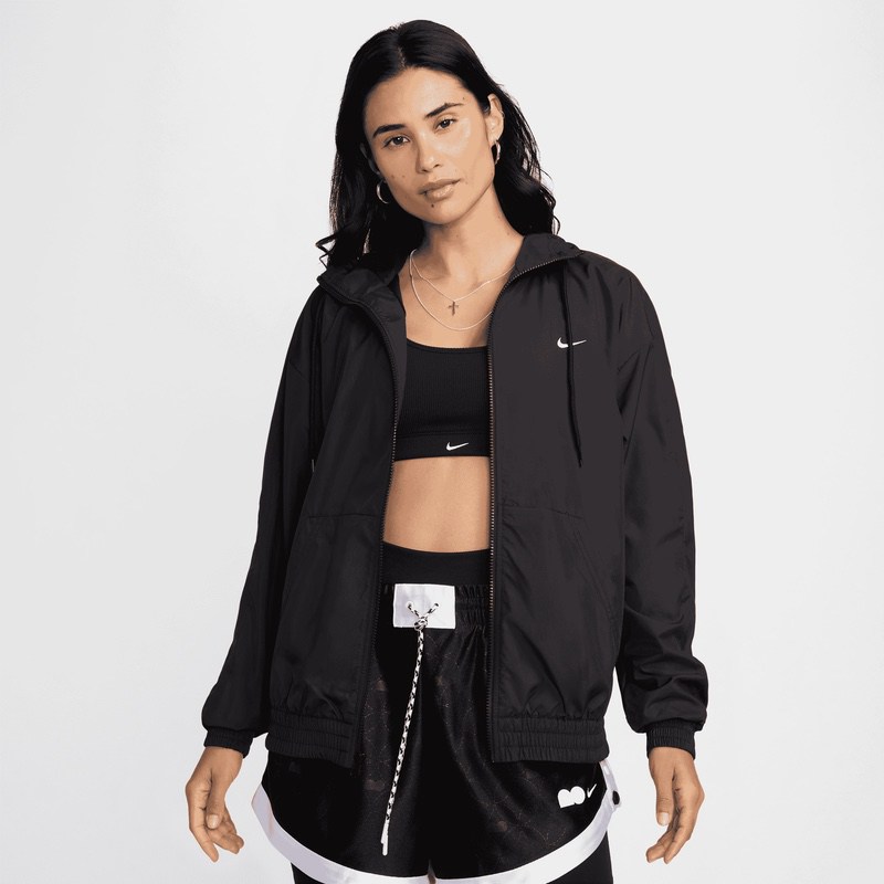 Bluza cu fermoar Nike W NSW ESSNTL UV WVN JKT HD - poza 5