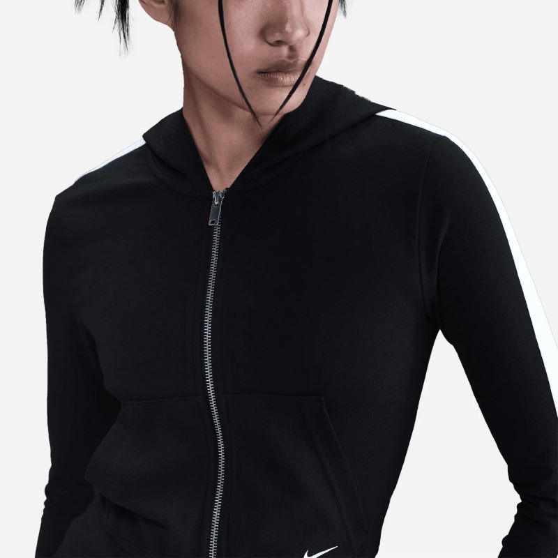 Bluza cu fermoar Nike W NSW FZ HD LS TOP GLS - poza 3