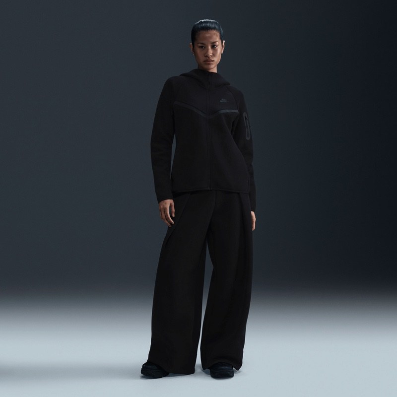 Bluza cu fermoar Nike W NSW TCH FLC WR FZ HDY 2 - poza 3