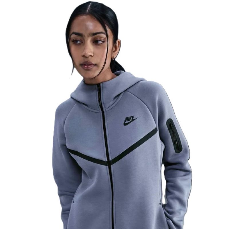 Bluza cu fermoar Nike W NSW TCH FLC WR FZ HDY 2 - poza 1
