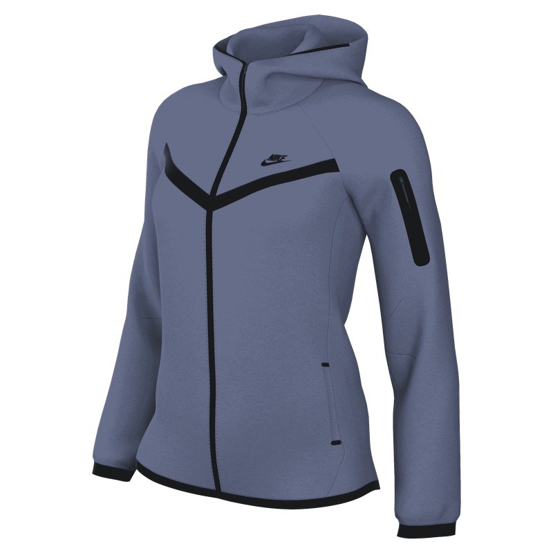 Bluza cu fermoar Nike W NSW TCH FLC WR FZ HDY 2 - poza 4