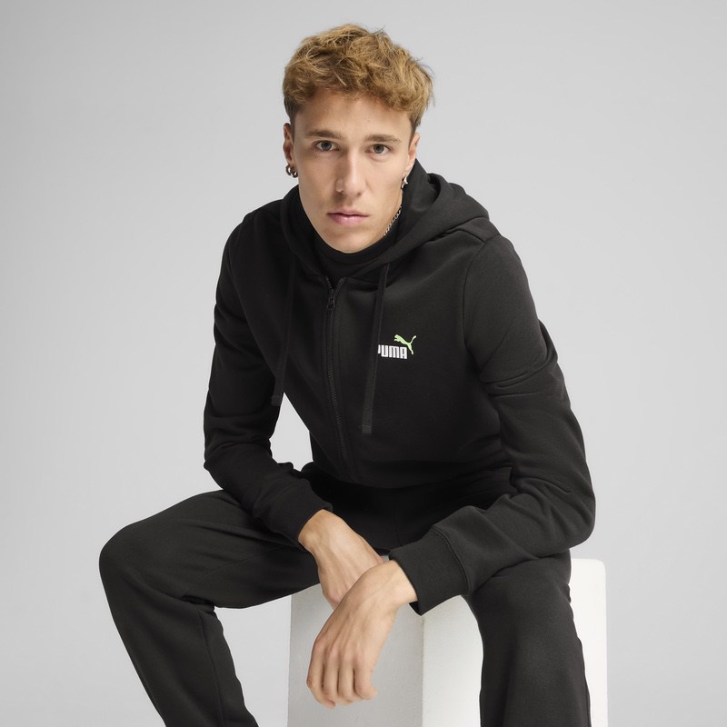 Bluza cu fermoar Puma ESS 2 COLOR Small No. 1 Logo Full-Zip Hodie - poza 3