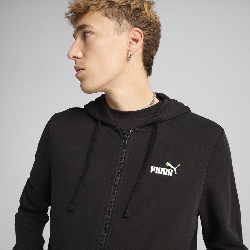 Bluza cu fermoar Puma ESS 2 COLOR Small No. 1 Logo Full-Zip Hodie - poza 4