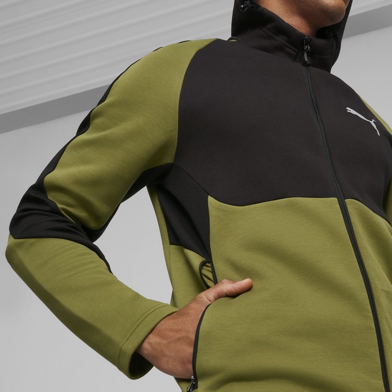 Bluza cu Fermoar Puma EVOSTRIPE Full-Zip Hoodie - poza 3