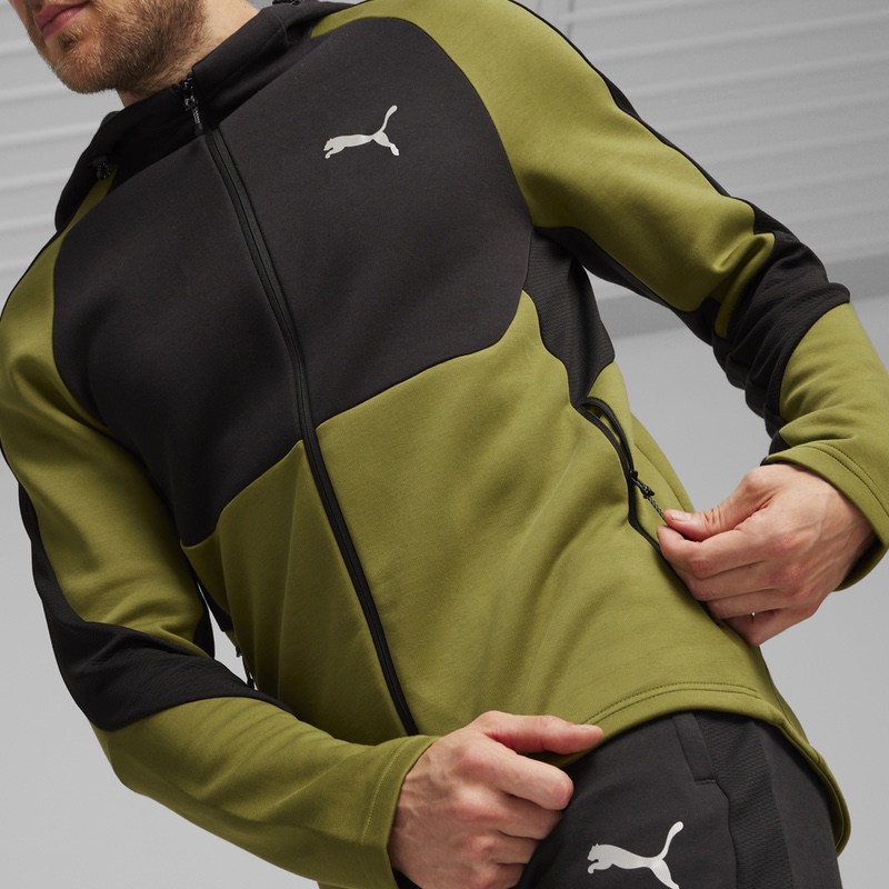 Bluza cu Fermoar Puma EVOSTRIPE Full-Zip Hoodie - poza 4