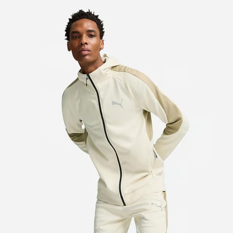 Bluza cu fermoar Puma Evostripe Warm Full-Zip Hoodie DK - poza 2