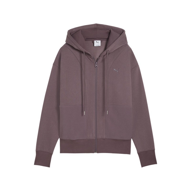 Bluza cu fermoar Puma HER Relaxed Full-Zip Hoodie FL - poza 1