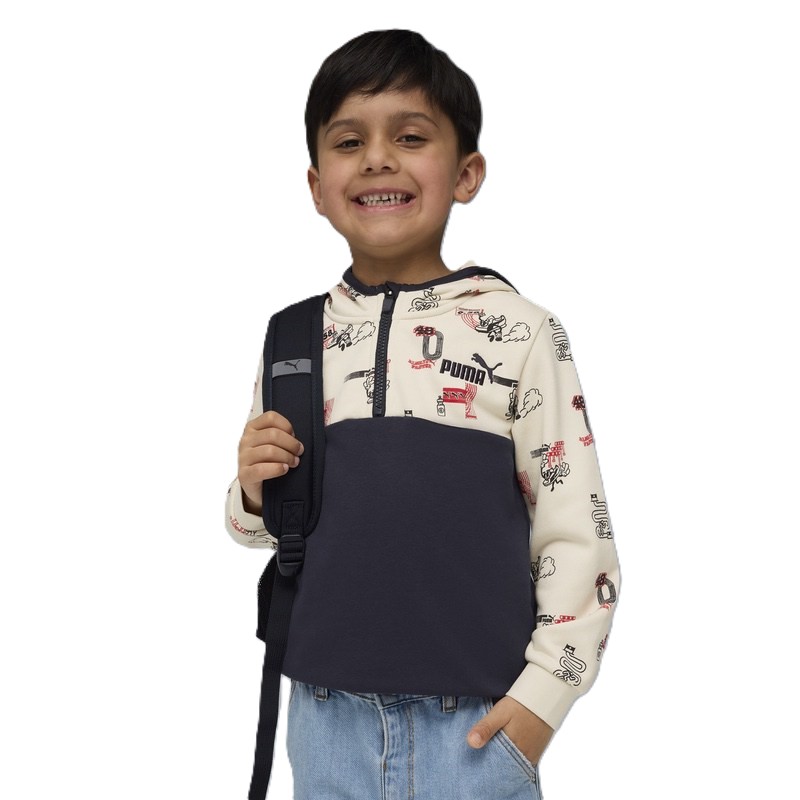 Bluza cu fermoar Puma LITTLE RUNNERS Half-Zip Hoodie PS - poza 1