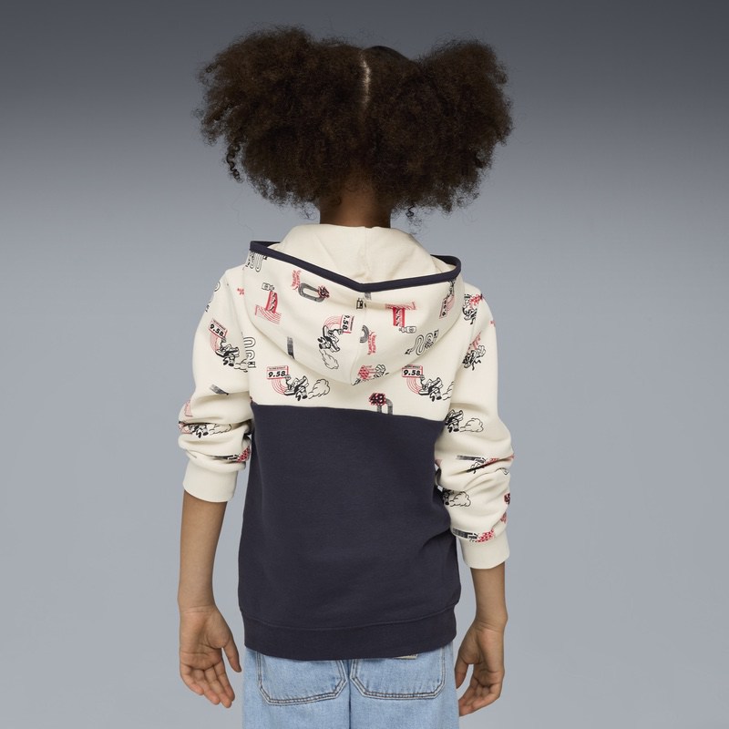 Bluza cu fermoar Puma LITTLE RUNNERS Half-Zip Hoodie PS - poza 2