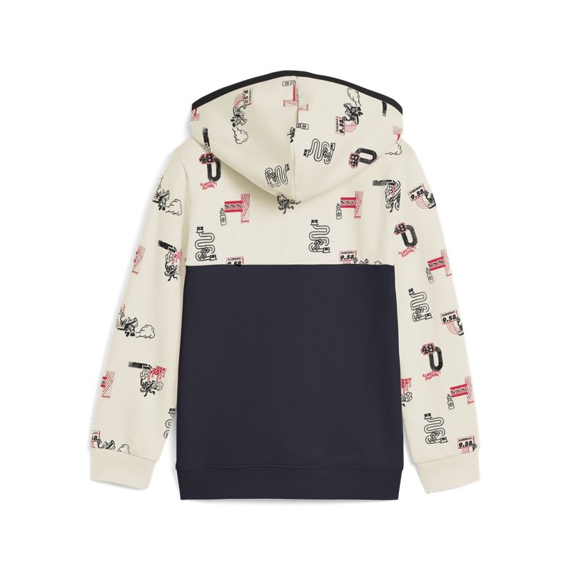 Bluza cu fermoar Puma LITTLE RUNNERS Half-Zip Hoodie PS - poza 5