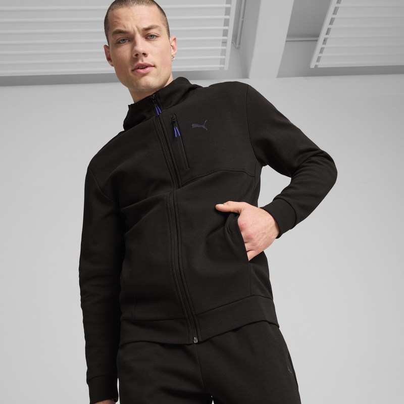 Bluza cu fermoar Puma Open Road Full-Zip Hoodie DK - poza 4