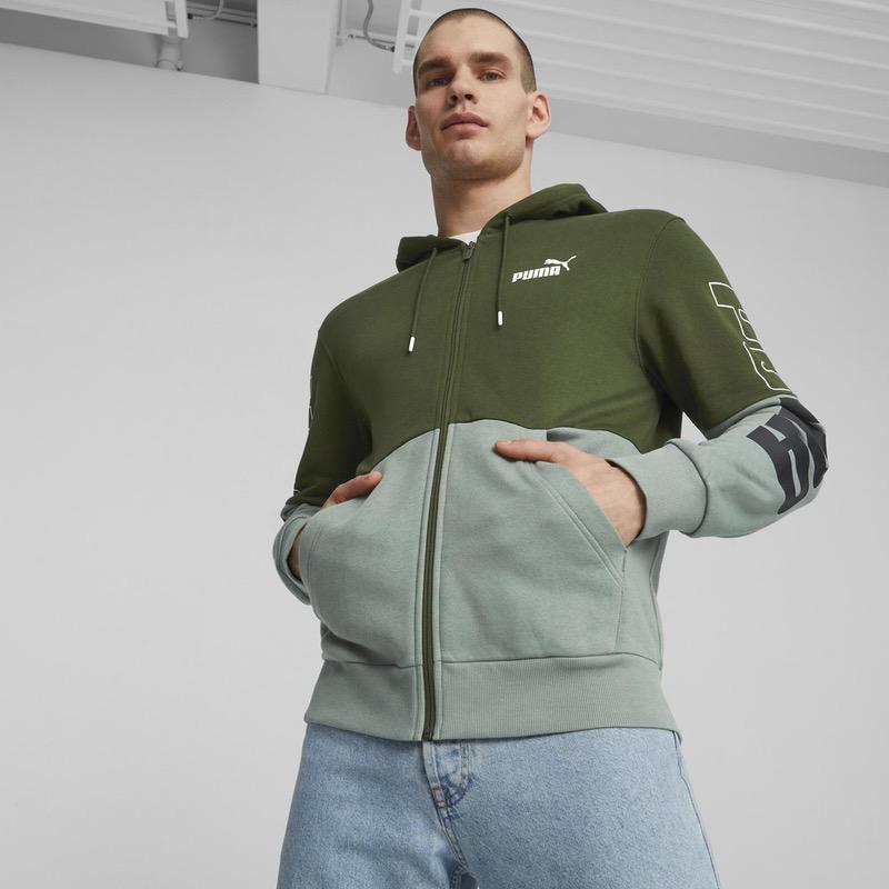 Bluza cu Fermoar Puma POWER Full Zip Hoodie - poza 3