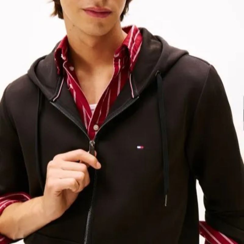 Bluza cu fermoar Tommy Hilfiger ESSENTIAL INTECHNO ZIP THROUGH - poza 3