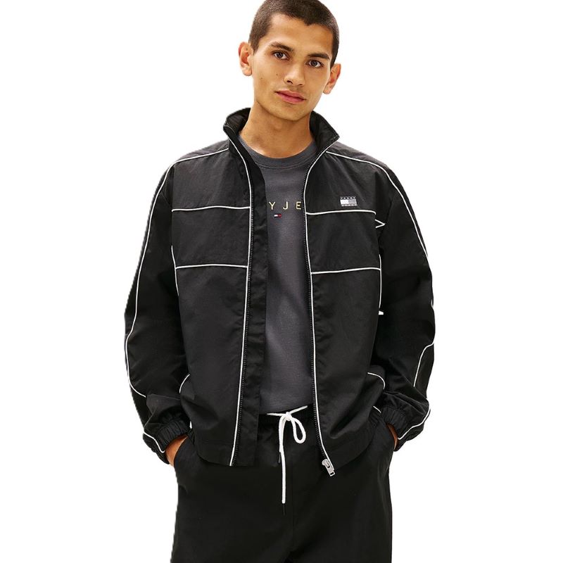 Bluza cu fermoar Tommy Hilfiger TJM PIPING DETAIL FLAG JACKET - poza 1