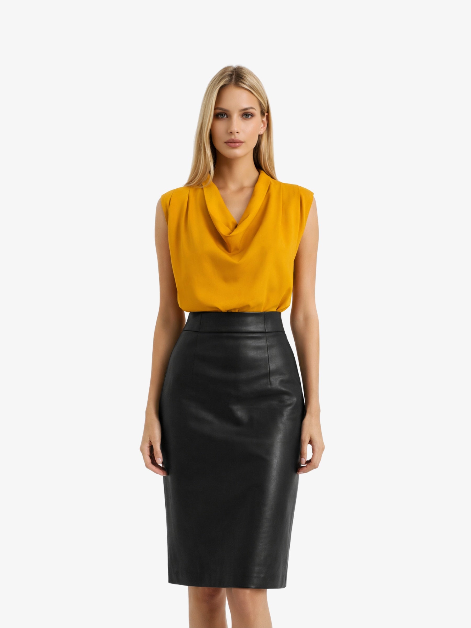 Bluza Eleganta “Sharon”, Mustar - S