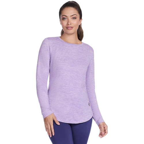 Bluza femei Skechers GO DRI Swift Long Sleeve Tunic Crew LT155-WLPR - poza 1