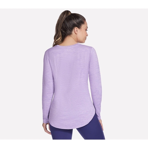 Bluza femei Skechers GO DRI Swift Long Sleeve Tunic Crew LT155-WLPR - poza 2