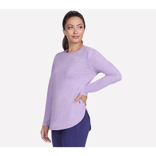 Bluza femei Skechers GO DRI Swift Long Sleeve Tunic Crew LT155-WLPR - poza 3